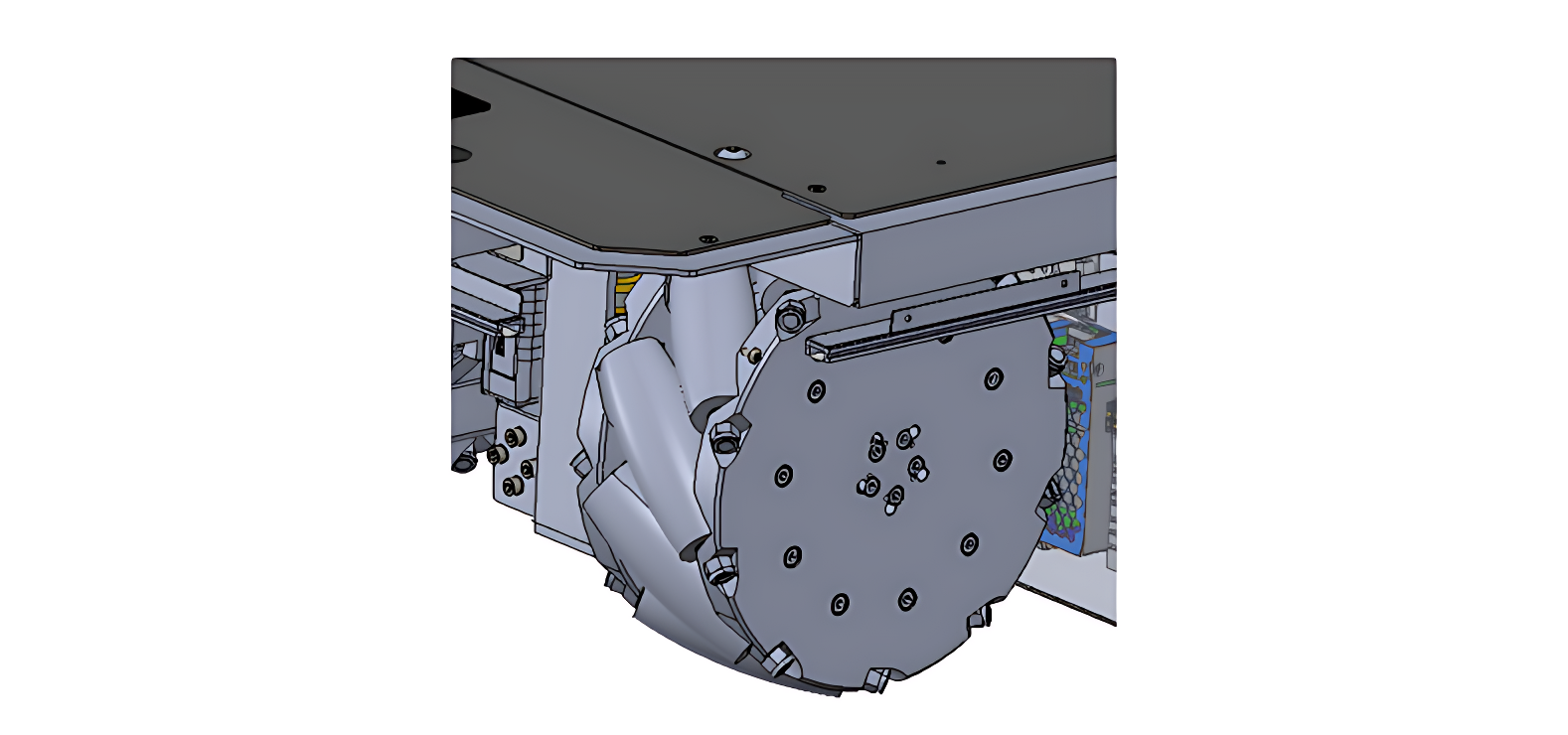 Mecanum Wheel of the L300-3 AMR